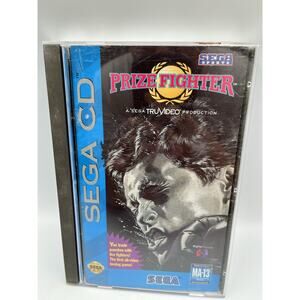 Sega CD Prize Fighter Game Complete w/ Book & 2 Discs